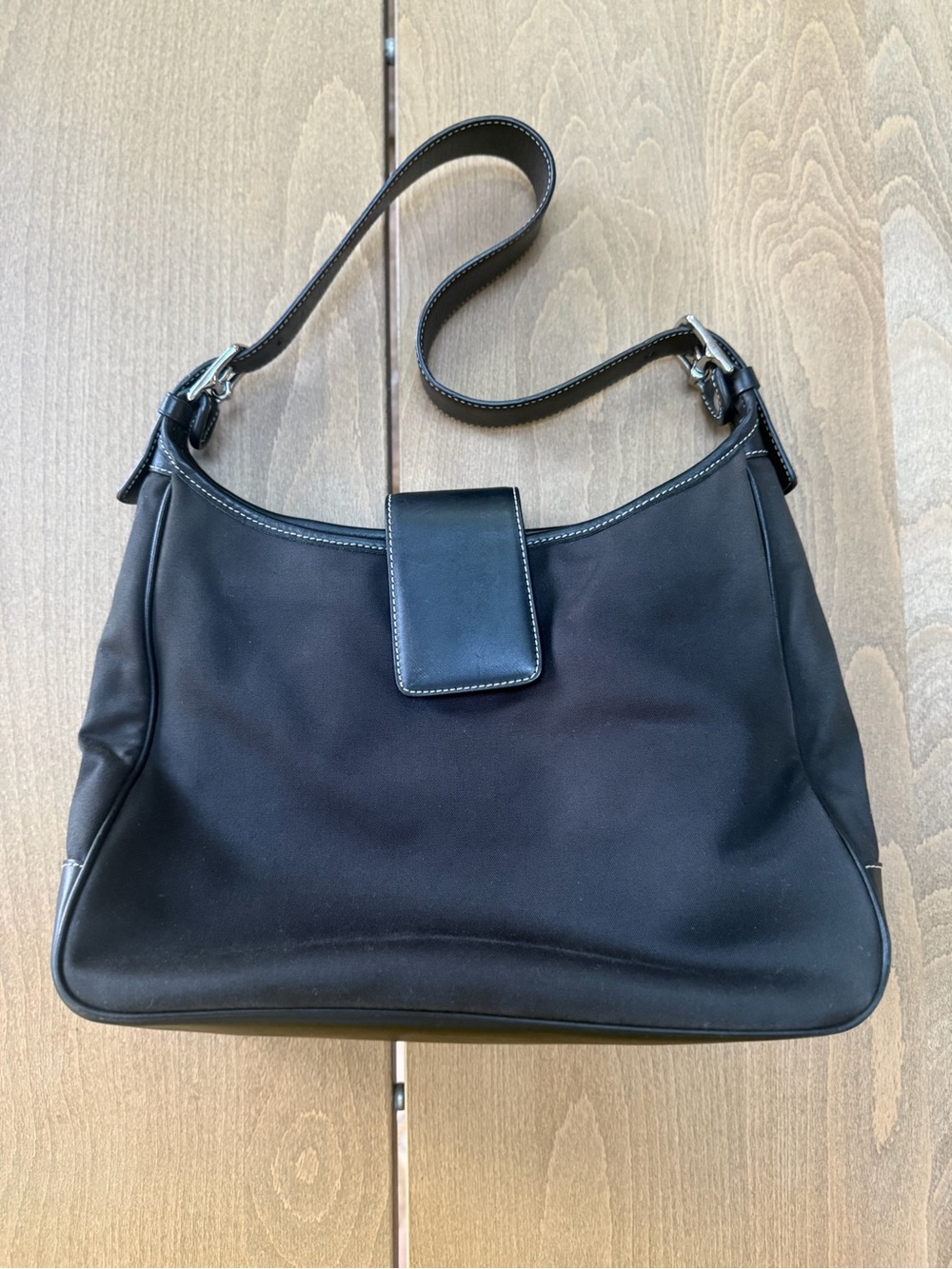 Vintage Coach 7701 Classic Black Women's Shoulder Bag